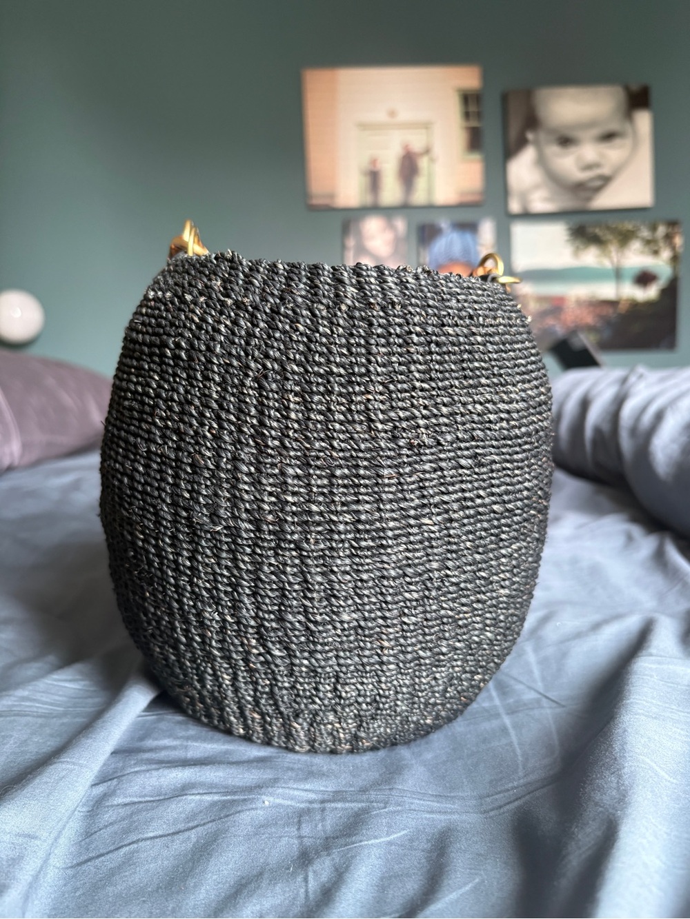 Pot de Miel “Honey Pot” Black and Bamboo from Clare V - Picture 8 of 15